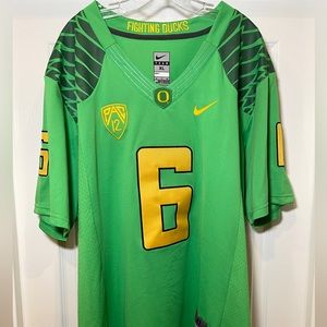 Oregon Ducks Nike “Fighting Ducks” Authentic #6 DeAnthony Thomas Football Jersey